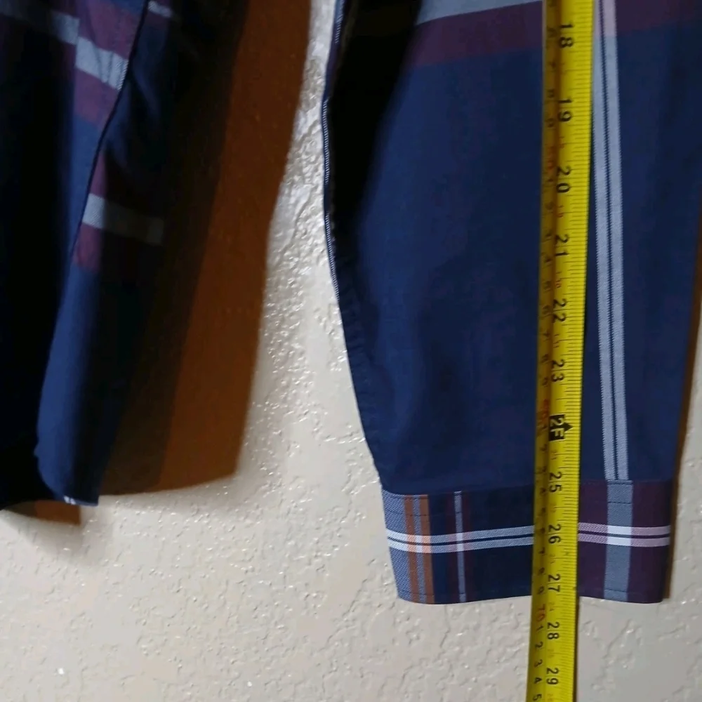 7 DIAMOND Long Sleeve Men's Size Large Multicolored Flannel button up - Picture 2 of 7